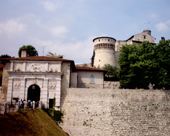 Castello di Brescia dal Castello
