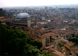 Vista di Brescia dal Castello